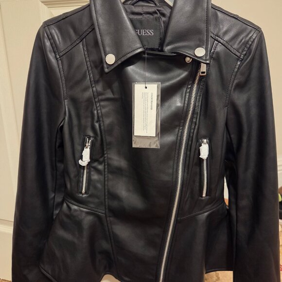 Guess Ivy Leather Jacket - Picture 3 of 4
